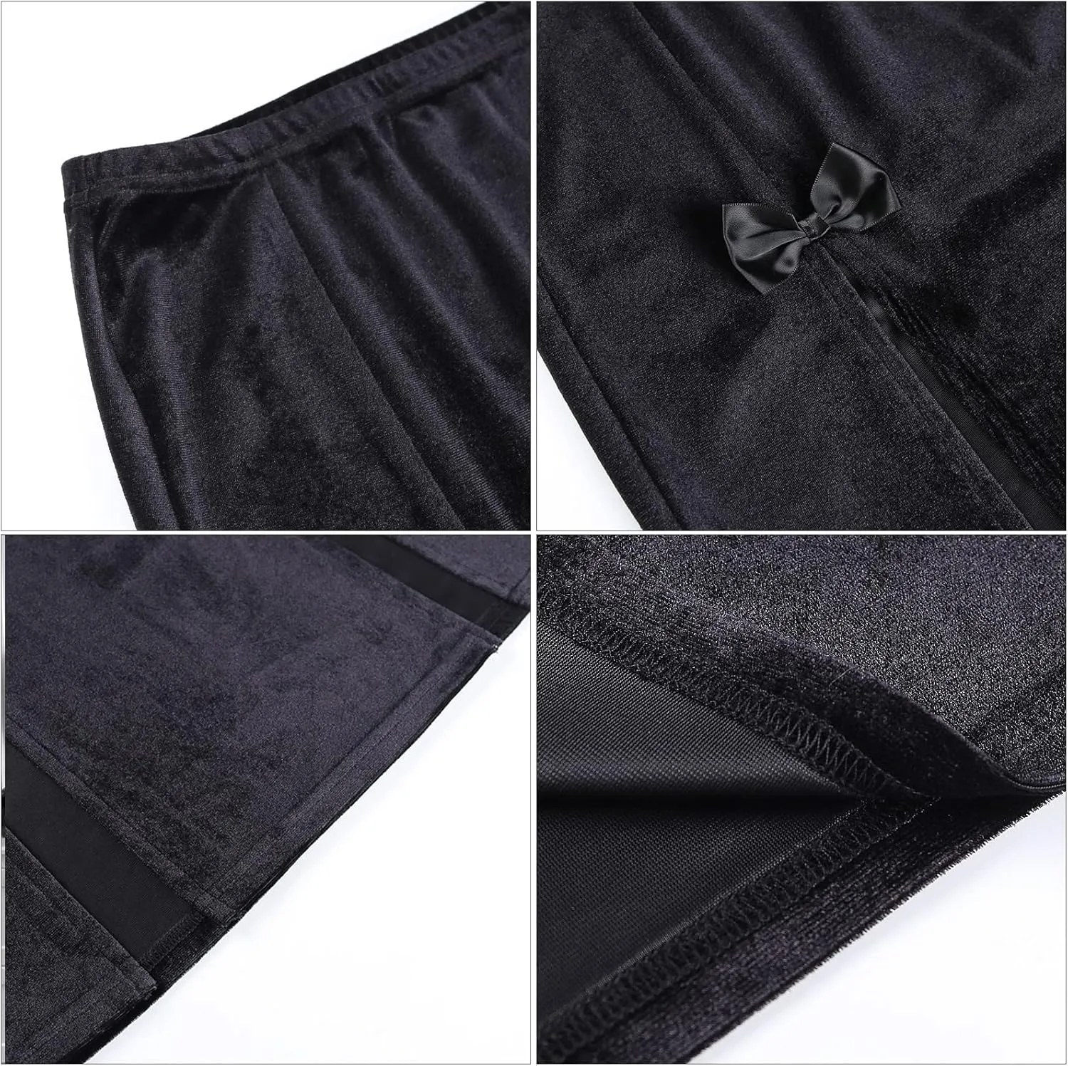 FEOYA Women Gothic Pleated Mini Skirt Punk High Waist A Line Skirt for Casual Party Cosplay