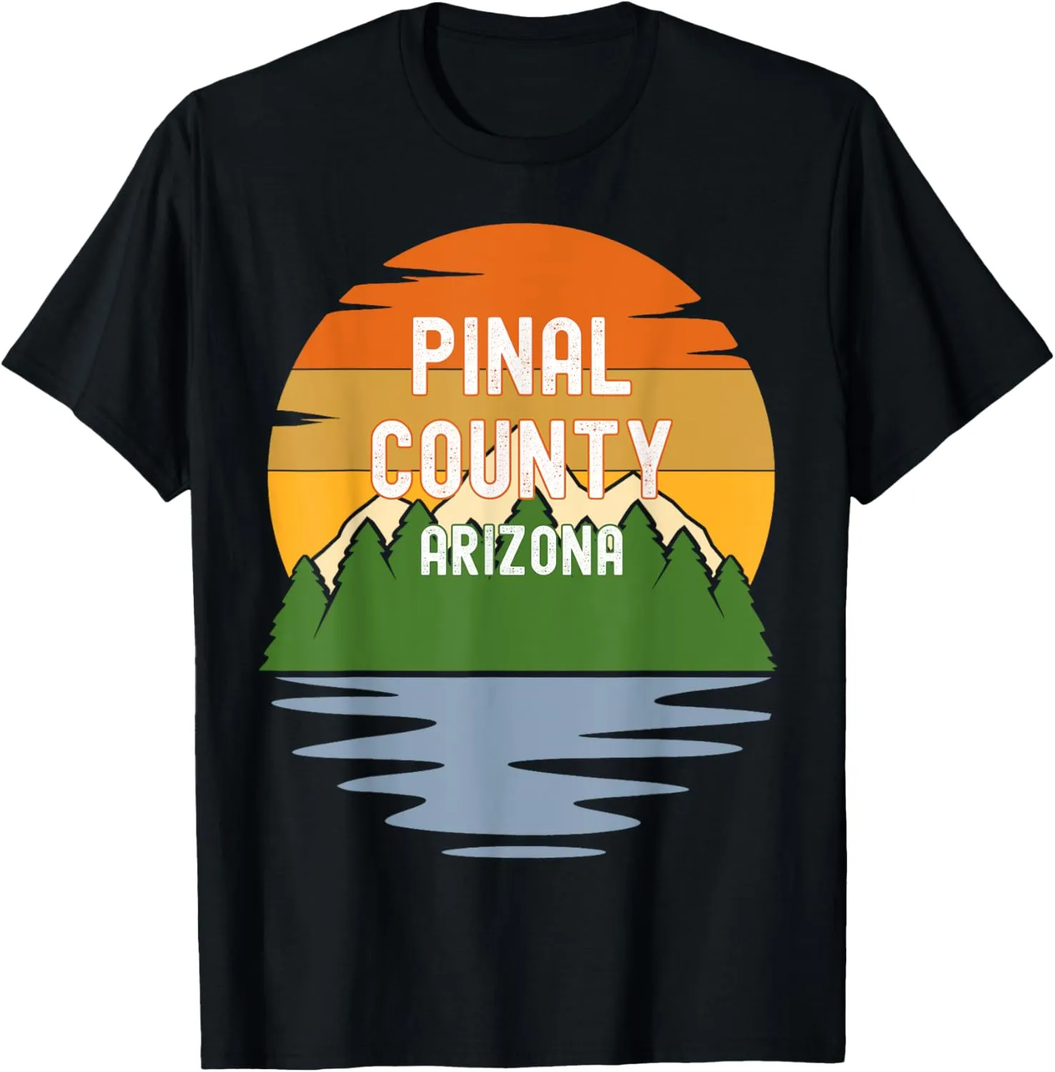 From Pinal County Arizona Vintage Sunset T-Shirt