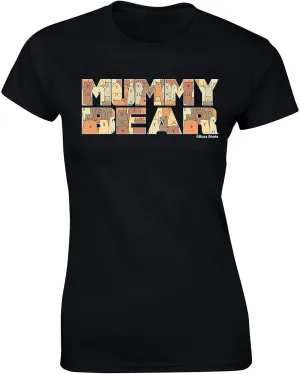 Gift for Mothers - Mummy Bear - Womens Organic Cotton T-Shirt