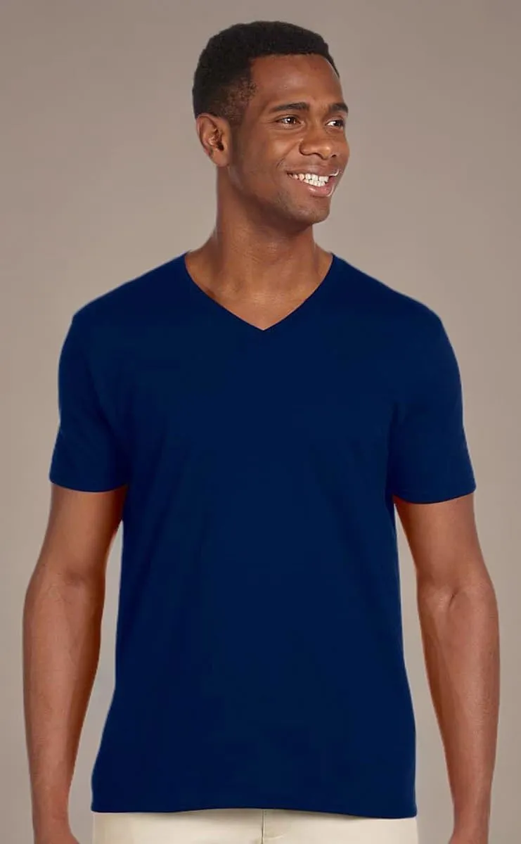 Gildan G64V00 Men's Softstyle V-Neck T-Shirt