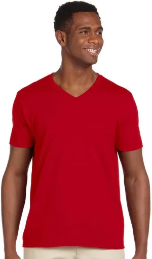 Gildan G64V00 Men's Softstyle V-Neck T-Shirt