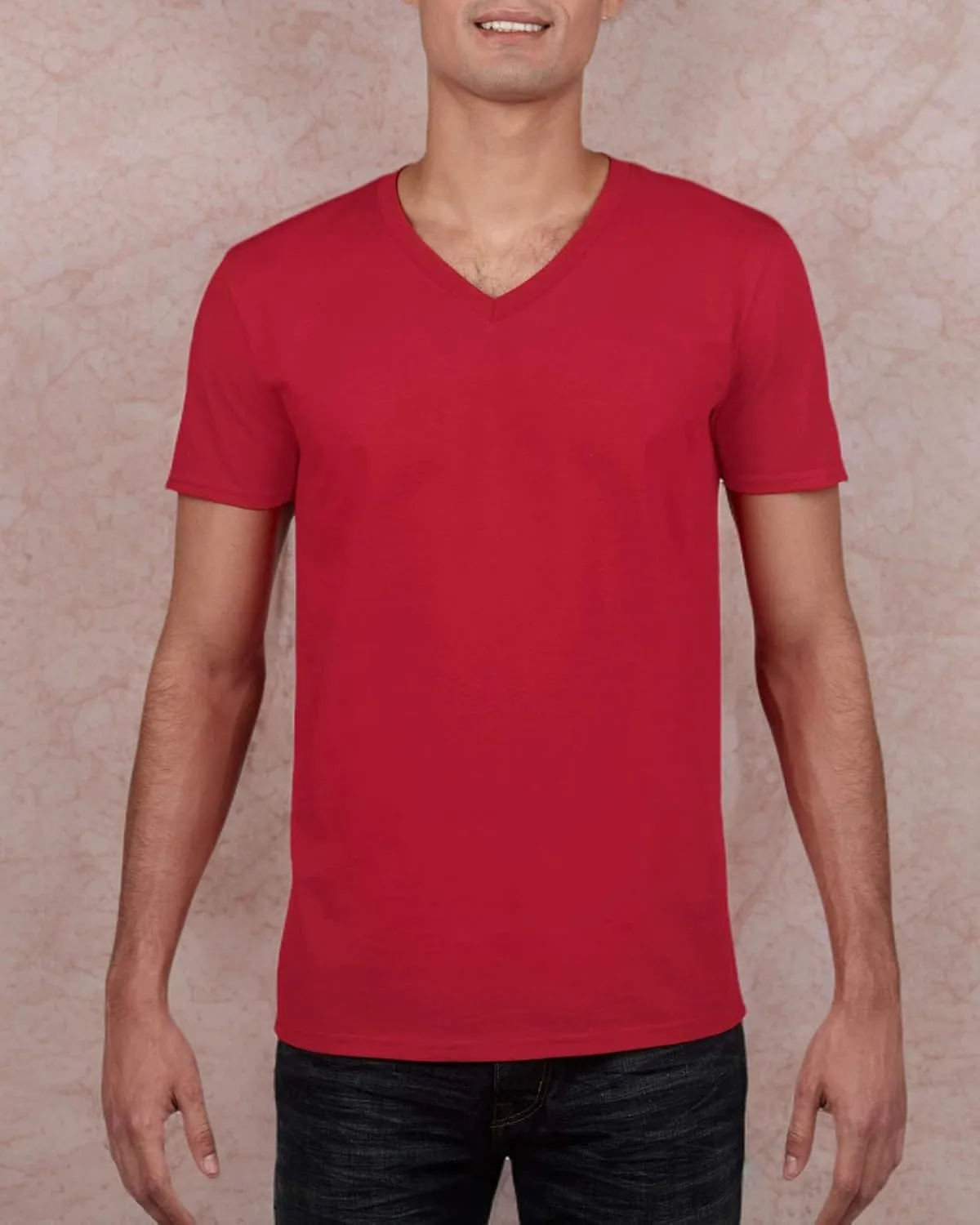 Gildan G64V00 Men's Softstyle V-Neck T-Shirt