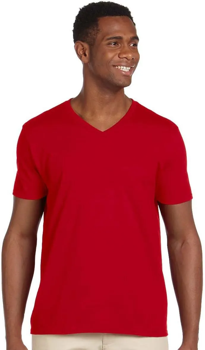 Gildan G64V00 Men's Softstyle V-Neck T-Shirt