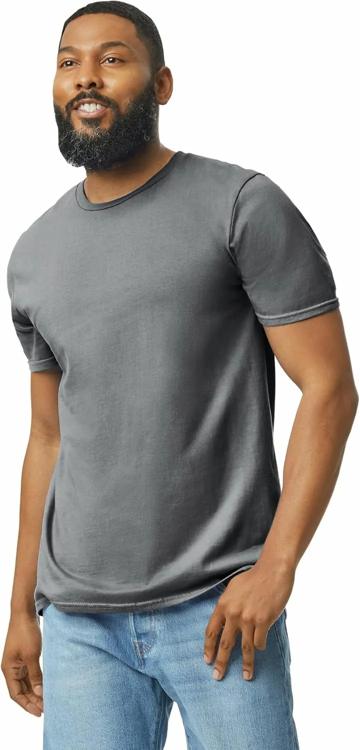 Gildan Unisex Adult Softstyle Cotton T-Shirt, Style G64000, Multipack