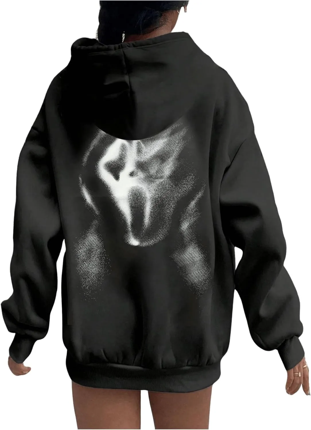 GORGLITTER Women's Bow Hoodies Leopard Print Long Sleeve Hooded Pullover