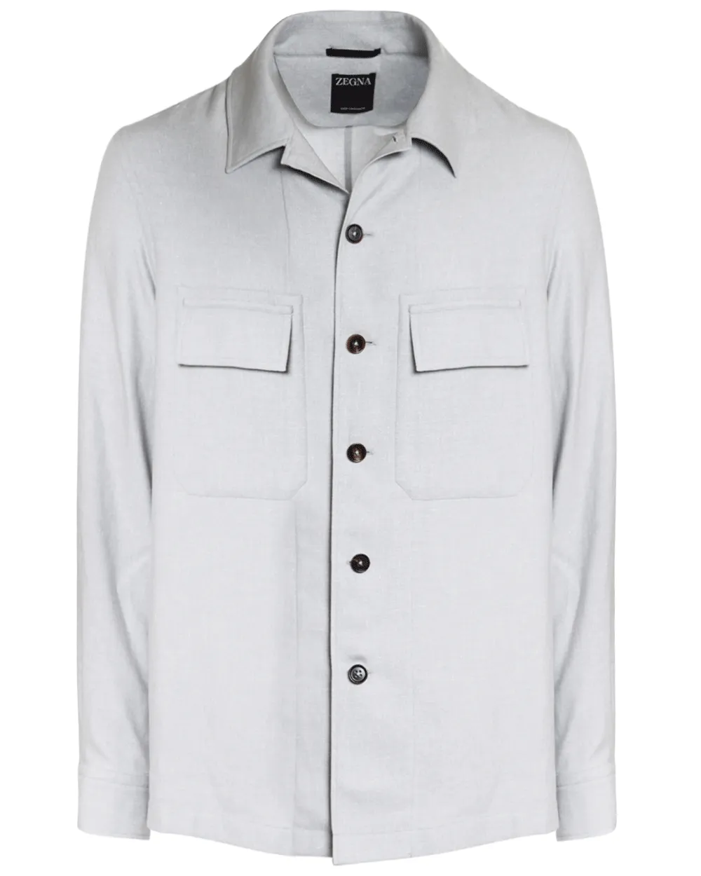 Grey Oasi Cashmere Overshirt
