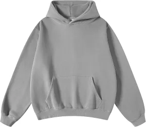 Hatant Hoodies for Men Heavyweight Fleece Sweatshirts Mens Acid Wash Athletic Hoodie Oversized Matching Pullover for Couples