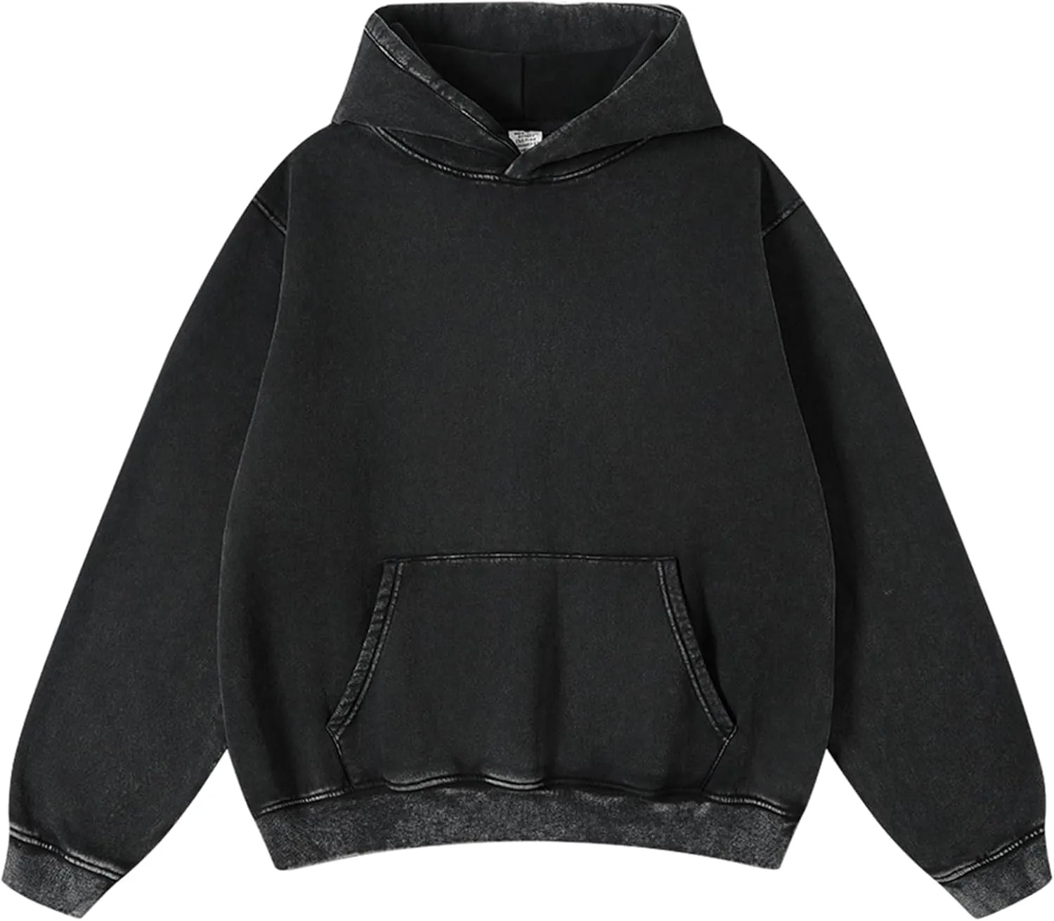Hatant Hoodies for Men Heavyweight Fleece Sweatshirts Mens Acid Wash Athletic Hoodie Oversized Matching Pullover for Couples