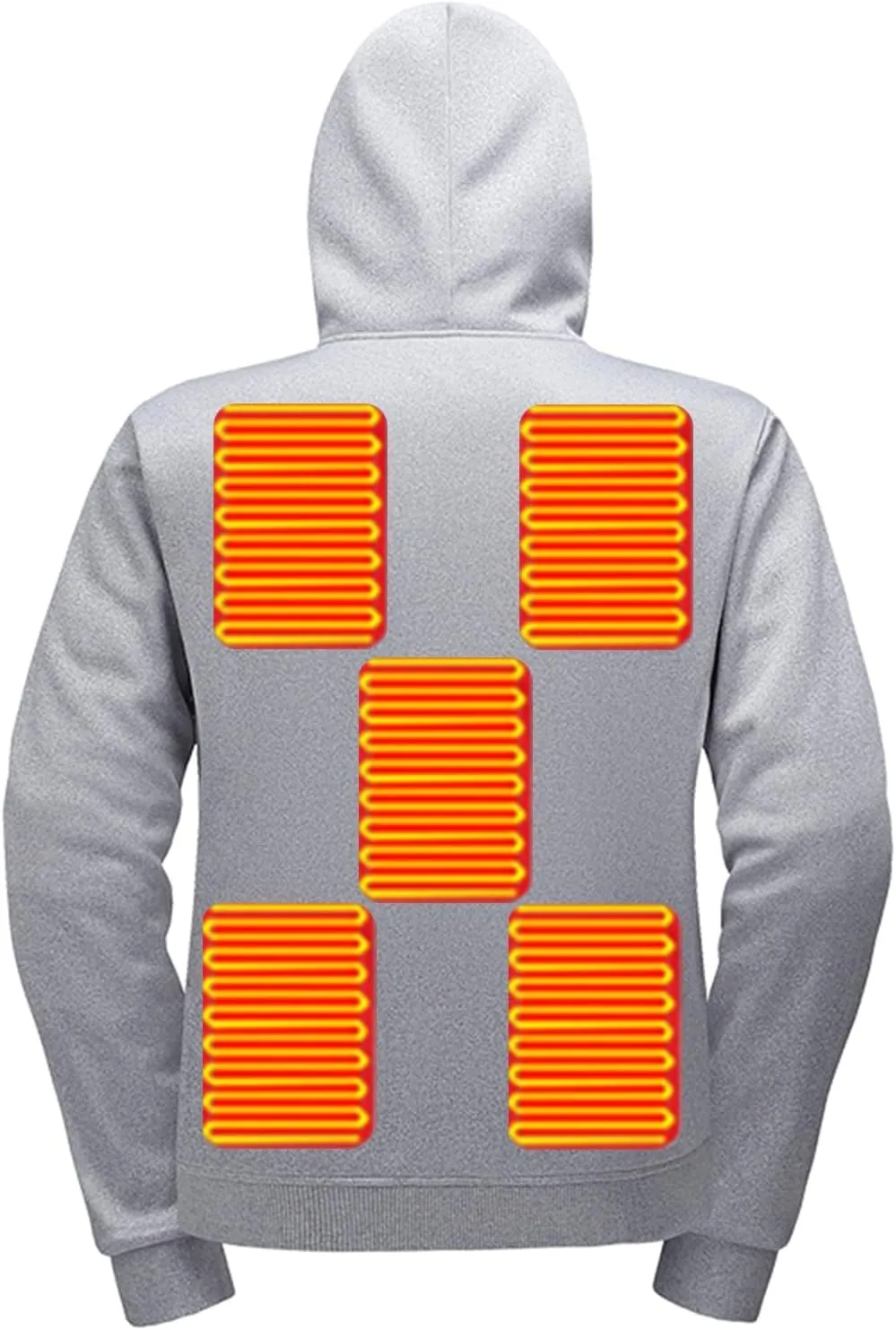 Heated Hoodie for Men Women Heated Sweatshirt Heated Hunting Jacket Warm USB Electric Coat Winter Work Clothes Unisex