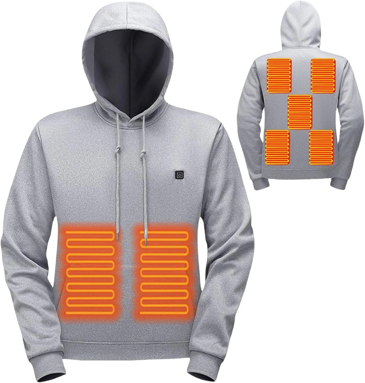Heated Hoodie for Men Women Heated Sweatshirt Heated Hunting Jacket Warm USB Electric Coat Winter Work Clothes Unisex