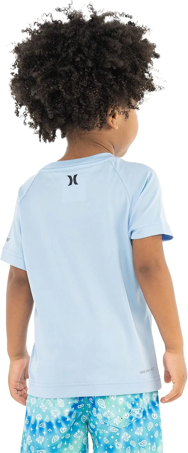 Hurley Boys' UPF 50  Rash Guard Swim Shirt