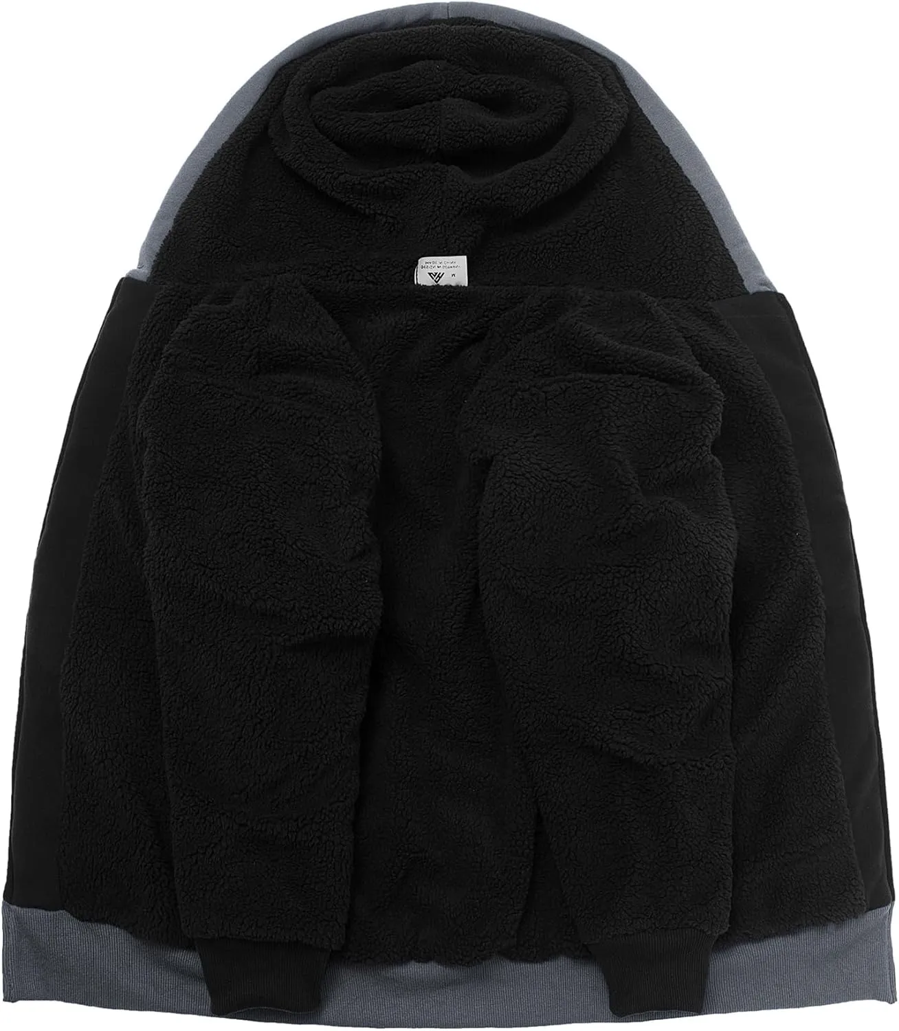 JACKETOWN Hoodie for Boys Fleece Jacket Zip Up Sherpa Lined Hooded Sweatshirts with Two Pockets 6-15 Years Old