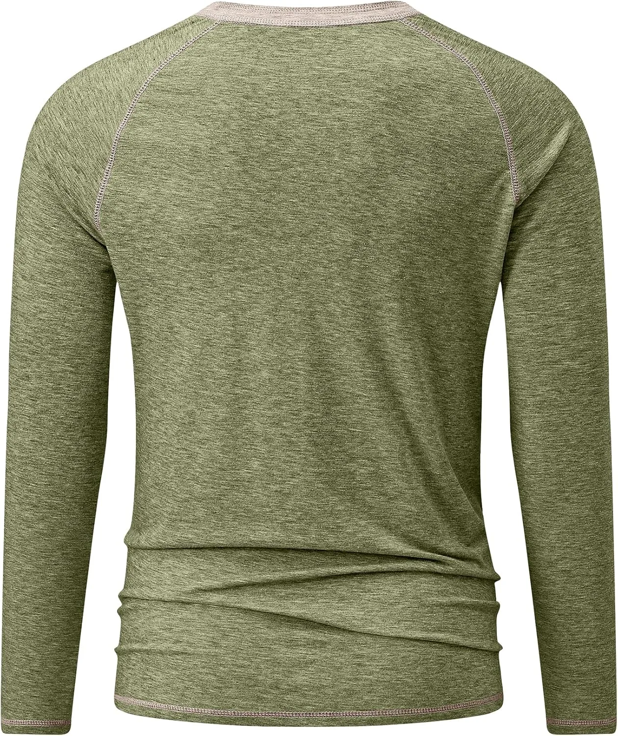 JMIERR Men's Henley Long/Short Sleeve T-Shirt Stretch Cotton Casual Pullover Tee Shirts with Pockets