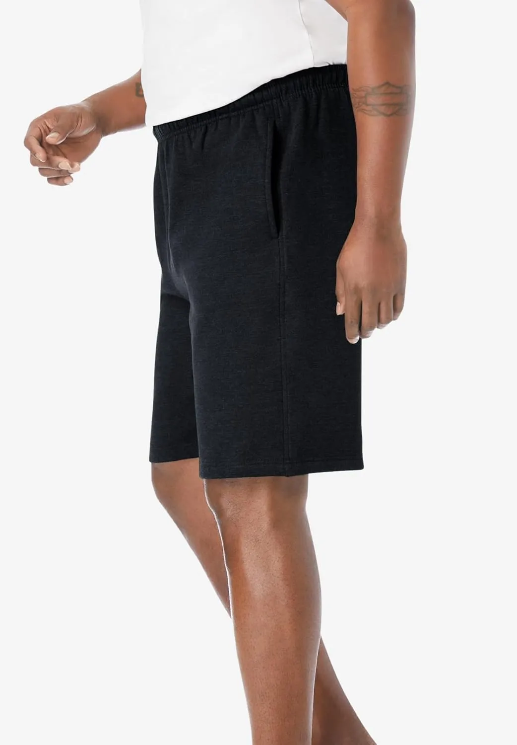KingSize Men's Big & Tall Comfort Fleece Shorts
