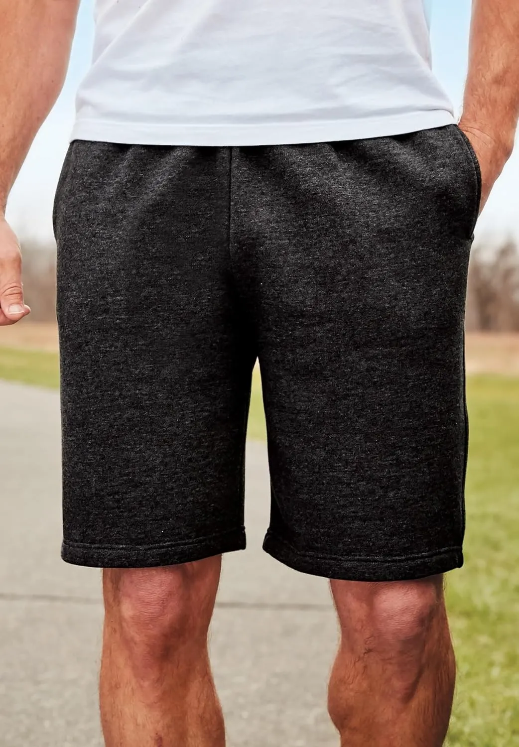 KingSize Men's Big & Tall Comfort Fleece Shorts