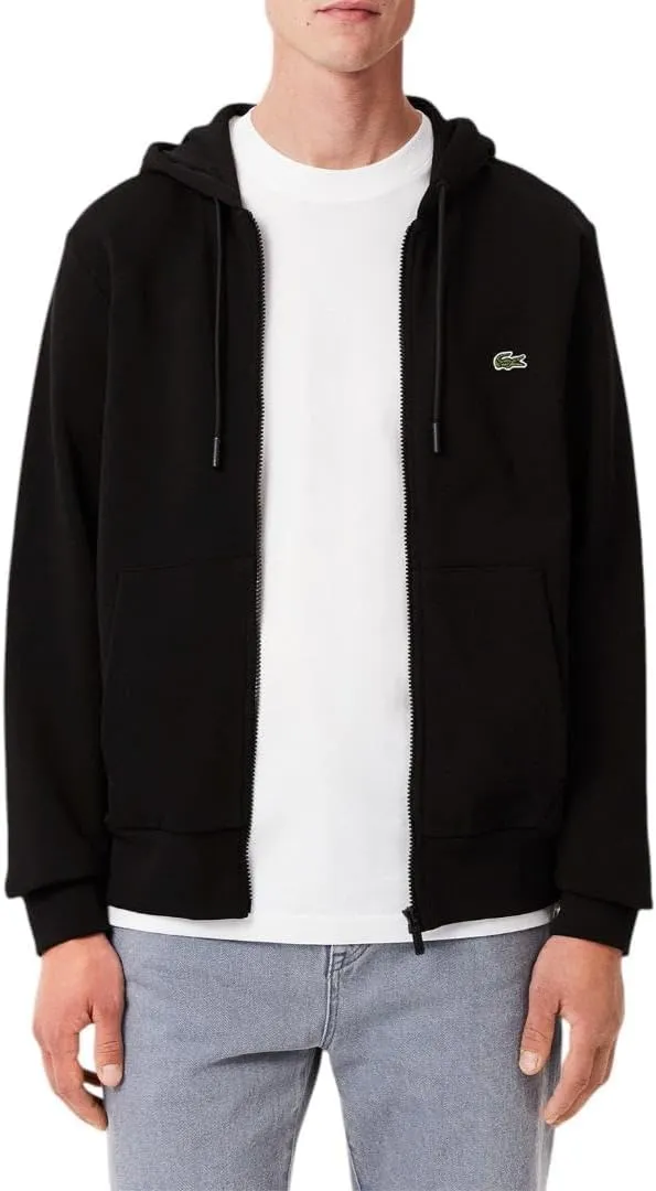 Lacoste Mens Ls Solid Full Zip
