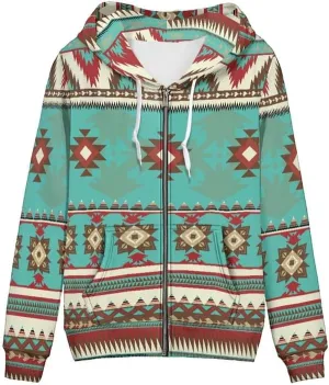 Lavender Flower Women's Zip Up Hoodies Cherry Blossom Casual Comfy Pullover Spider Webs Long Sleeve Sweatshirt