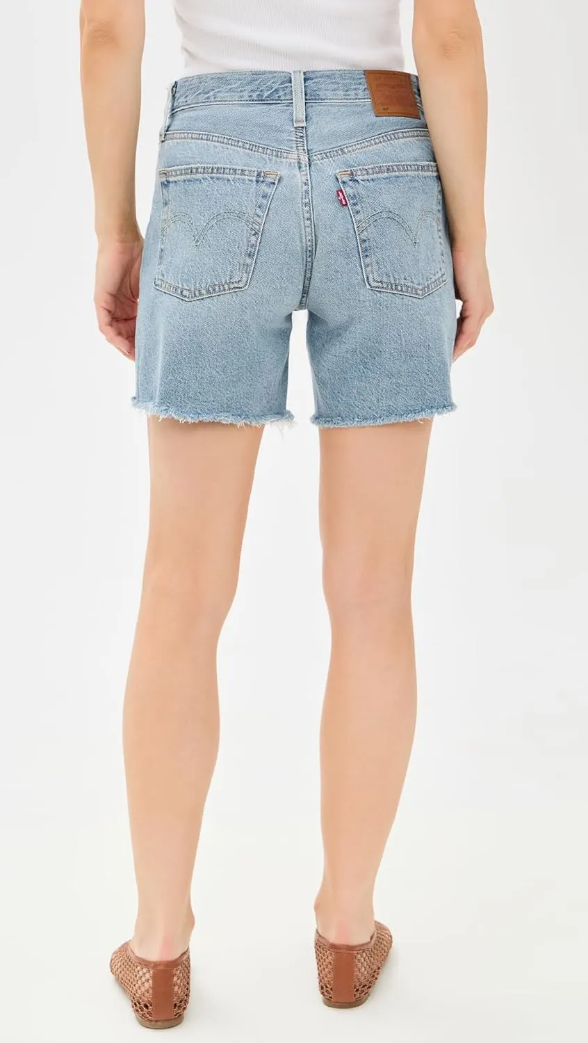 Levi's Women's 501 Mid Thigh Shorts Lighteight