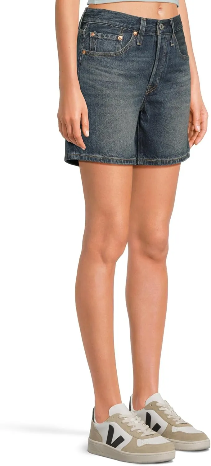 Levi's Women's 501 Mid Thigh Shorts Lighteight