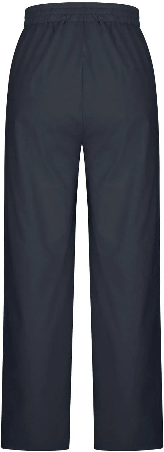 Linen Pants for Women Plus Size Dressy High Waist Wide Leg Pants Summer Comfy Lounge Palazzo Trousers with Pockets 2025