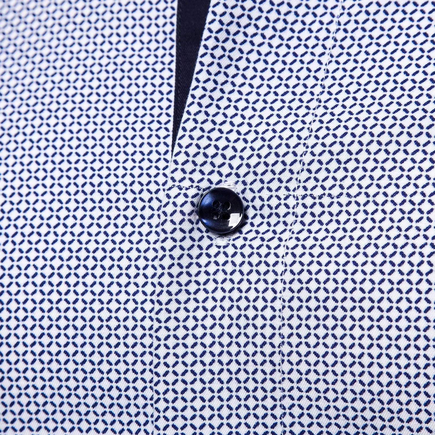 LOCALMODE Men's Regular Fit Cotton Business Casual Shirt Solid Short Sleeve Button Down Dress Shirts