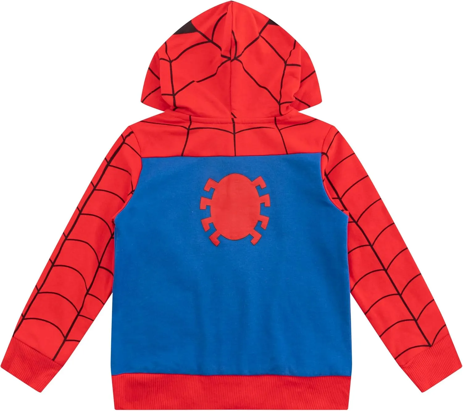 Marvel Spider-Man Boys Zip Up Fleece Hoodie for Toddlers