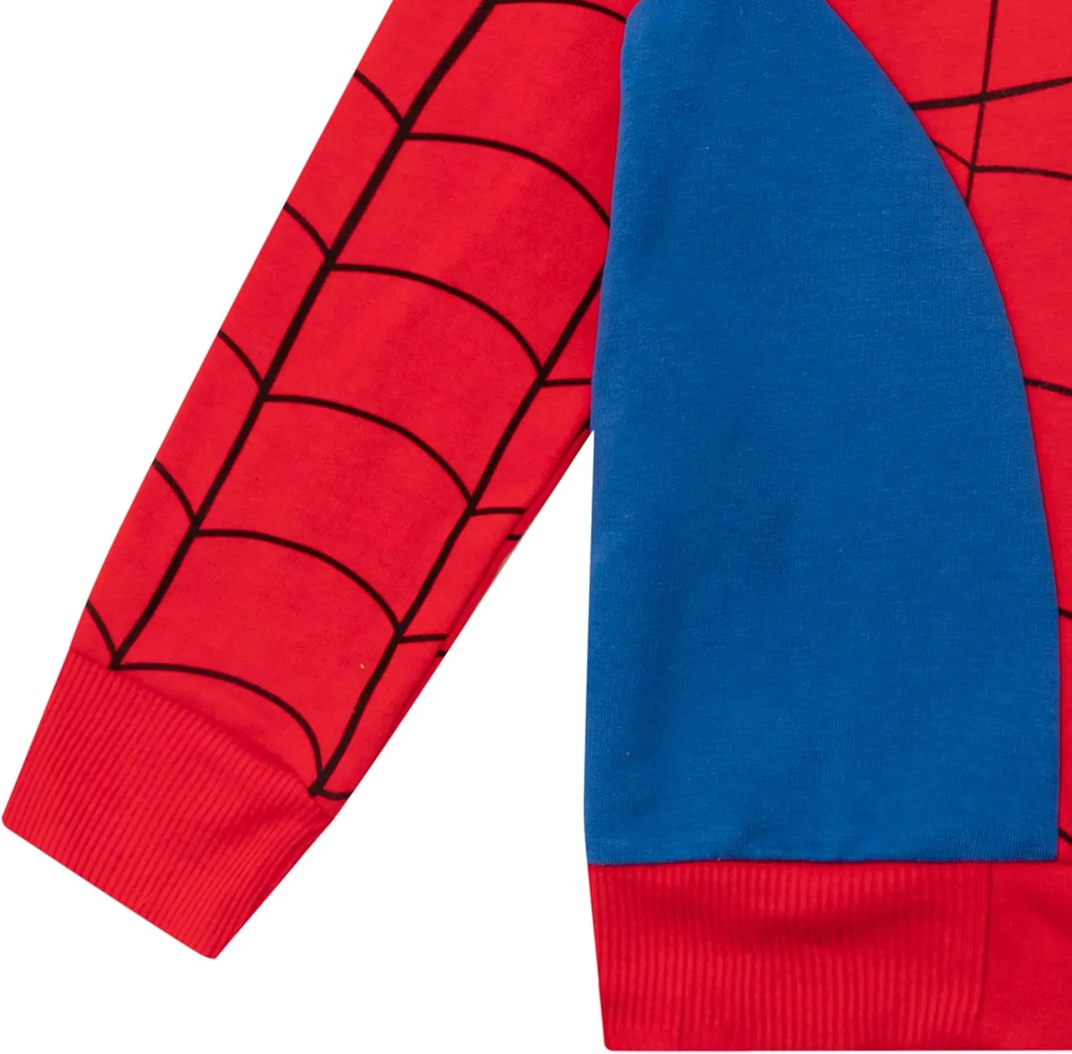 Marvel Spider-Man Boys Zip Up Fleece Hoodie for Toddlers