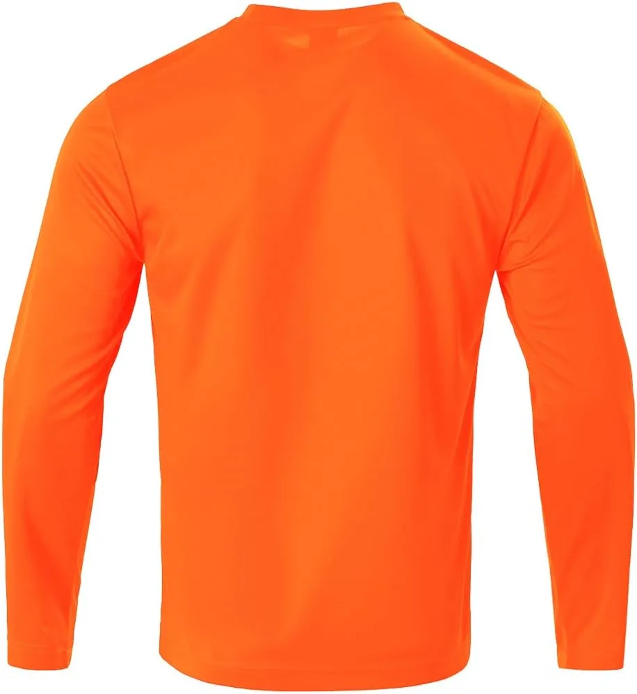 Men Long Sleeve T Shirts Athletic Lightweight for Running Workout Gym Summer Quick Dry Tee Casual Crew Neck Tops