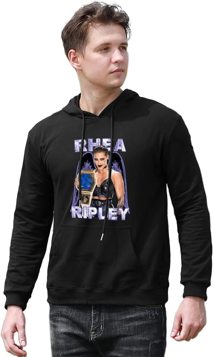 Men Women Hoodies Oversized Sweatshirts Casual Cotton Hooded Long Sleeve Tops Graphic Clothing
