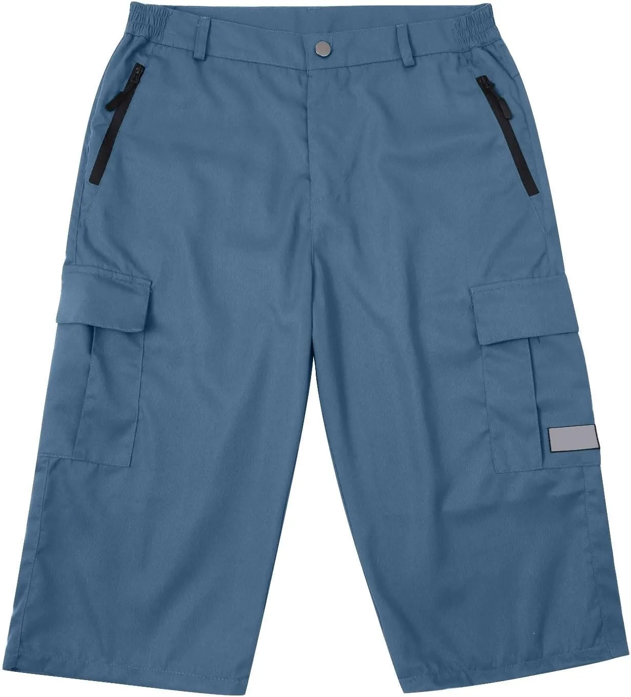 Mens Capri Cargo Pants Twill Multi Pockets Casual 3/4 Hiking Work Shorts for Men Athletic Fit Golf Tennis Tactical Pants