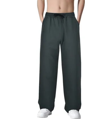 Mens Corduroy Pants Casual Cargo Pants, Drawstring Elastic Waist Baggy Tapered Jogger, Sweatpants with Pockets