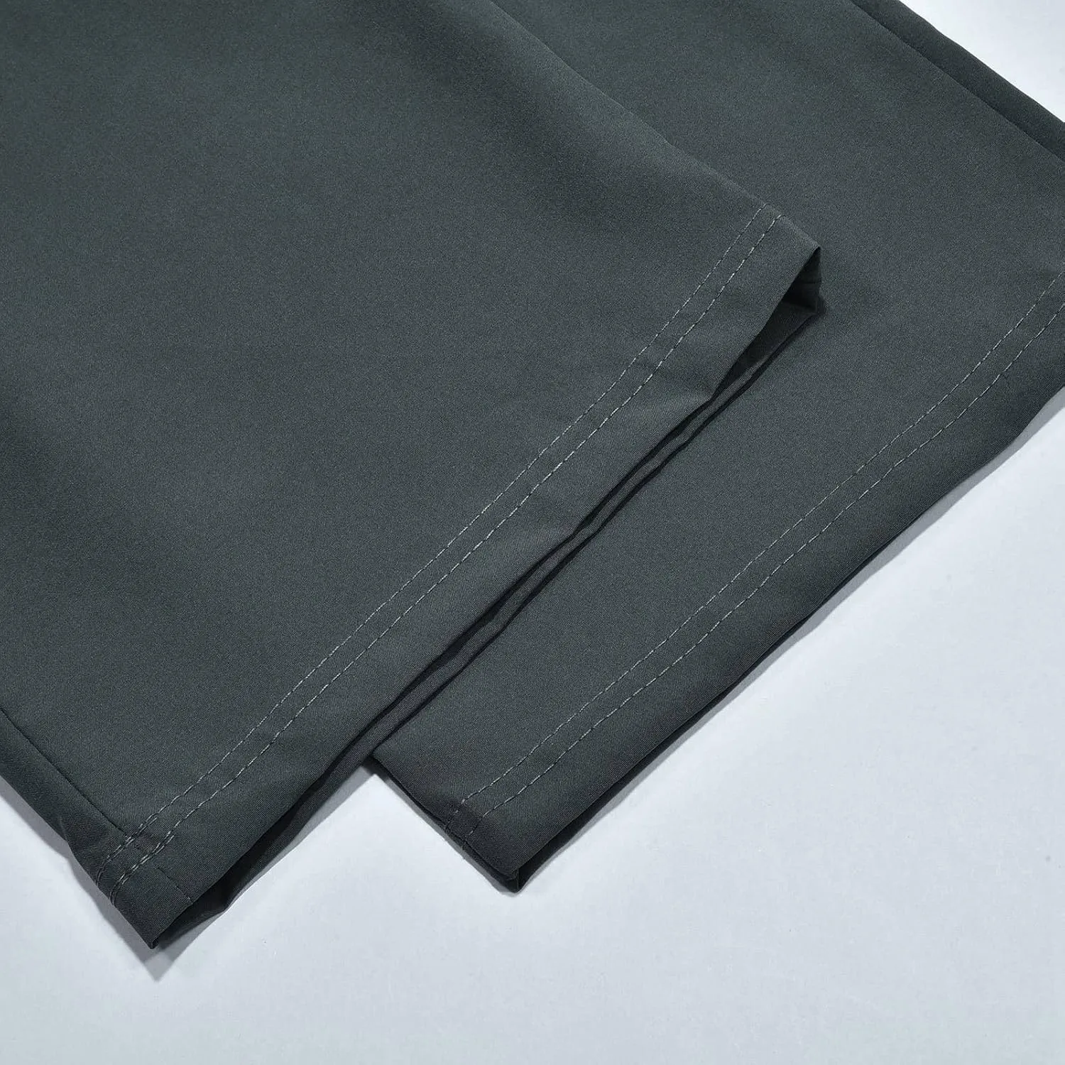 Mens Corduroy Pants Casual Cargo Pants, Drawstring Elastic Waist Baggy Tapered Jogger, Sweatpants with Pockets