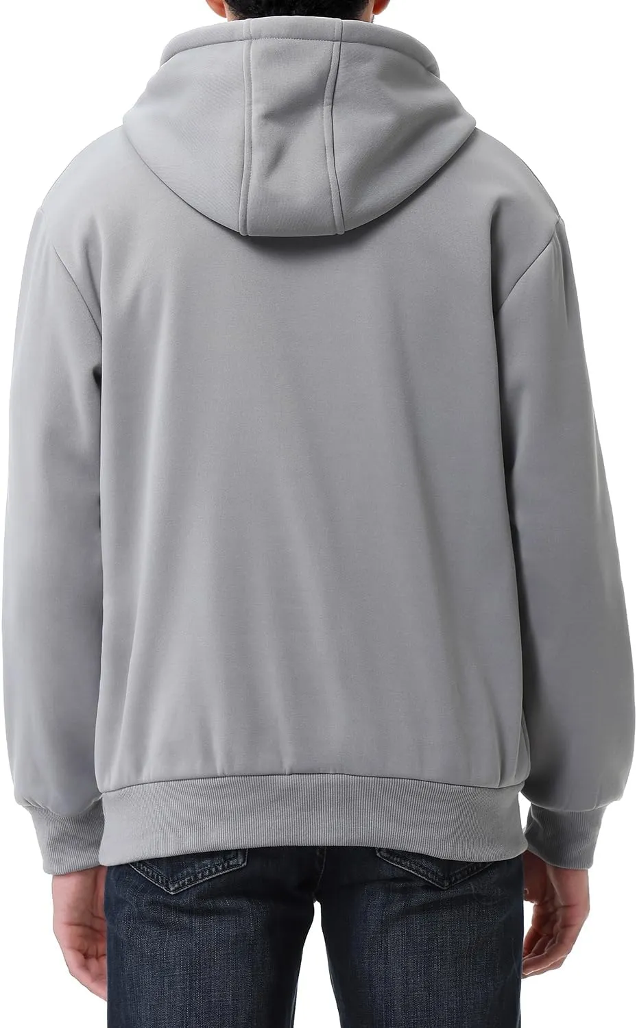 Men's Fashion Hoodies Sweatshirts Loose Fit Heavyweight Quarter-Zip Sweatshirt Fleece-Lined Pullover