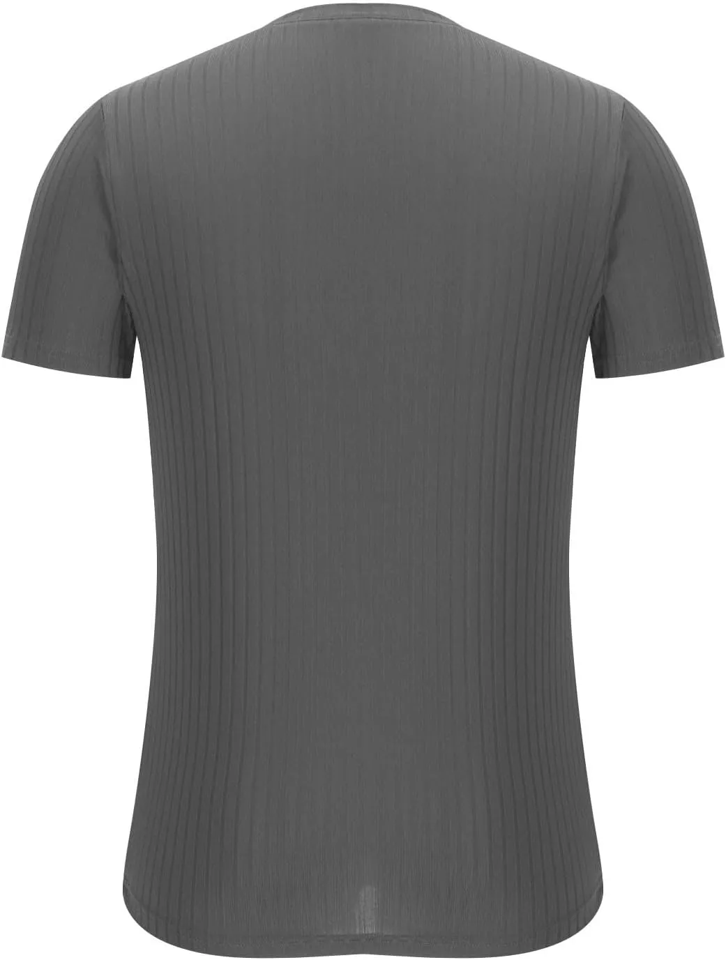 Mens Knit T Shirts Slim Fit Casual V Neck Short Sleeve Men Fashion Ribbed Knit Vintage Sweater Tee Pullover Shirts