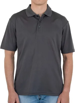 Men's Polo Shirt  Performance Quick Dry Short Sleeve Lightweight Regular Fit Classic Pique Casual Collared Top