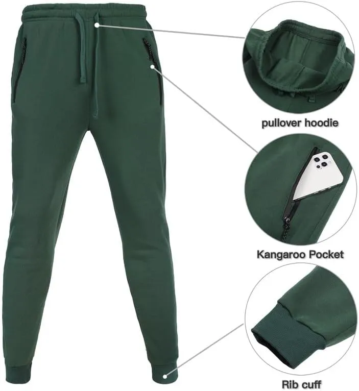 Men's Tracksuit 2 Piece Sweatsuit Long Sleeve Pullover Athletic Hoodies Casual Sport Jogging Suits With Pockets