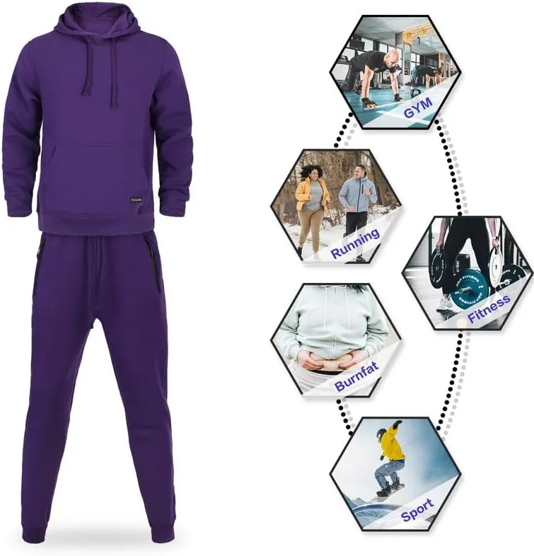 Men's Tracksuit 2 Piece Sweatsuit Long Sleeve Pullover Athletic Hoodies Casual Sport Jogging Suits With Pockets