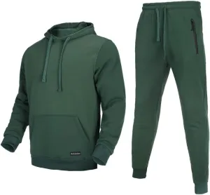 Men's Tracksuit 2 Piece Sweatsuit Long Sleeve Pullover Athletic Hoodies Casual Sport Jogging Suits With Pockets