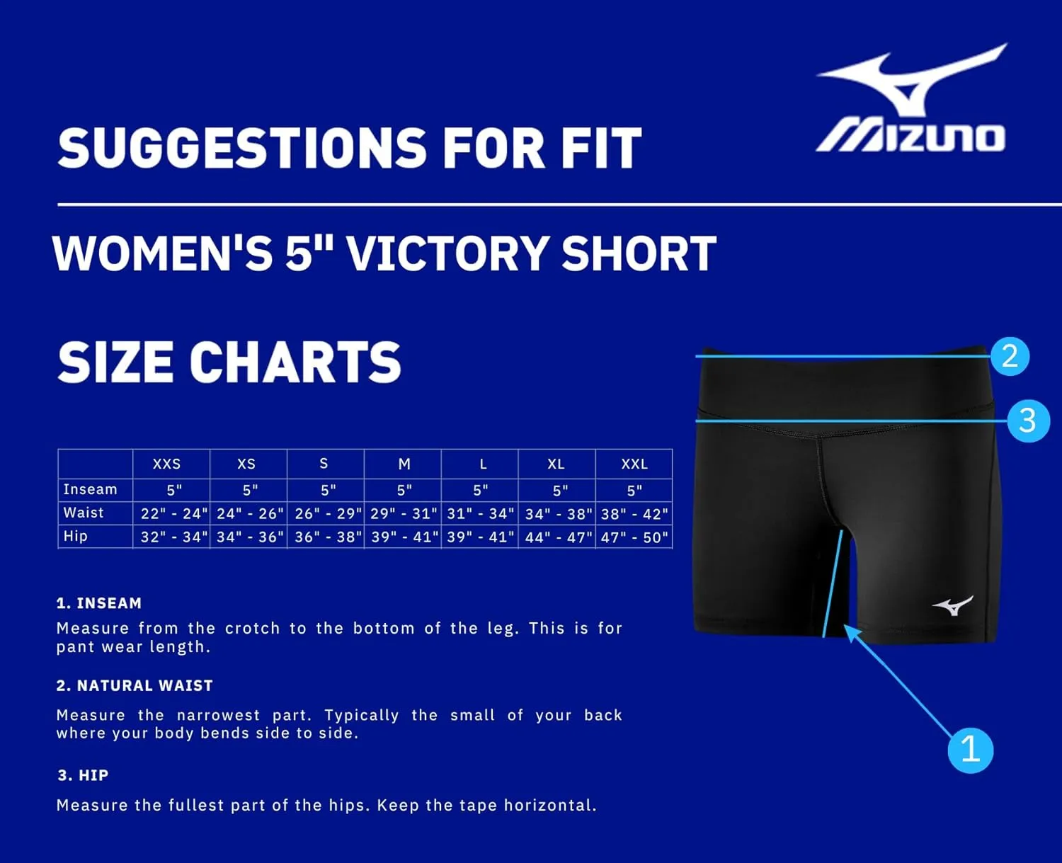 Mizuno Women's Victory 5" Inseam Volleyball Shorts