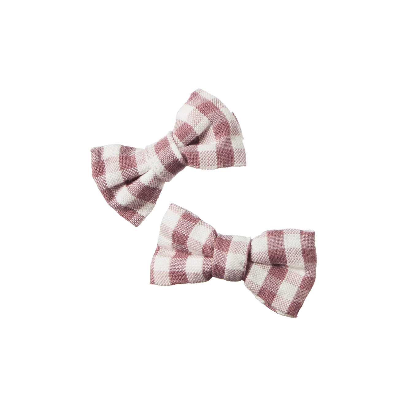 Nature Baby Bow Hair Clips 2 Pack - Twilight Check