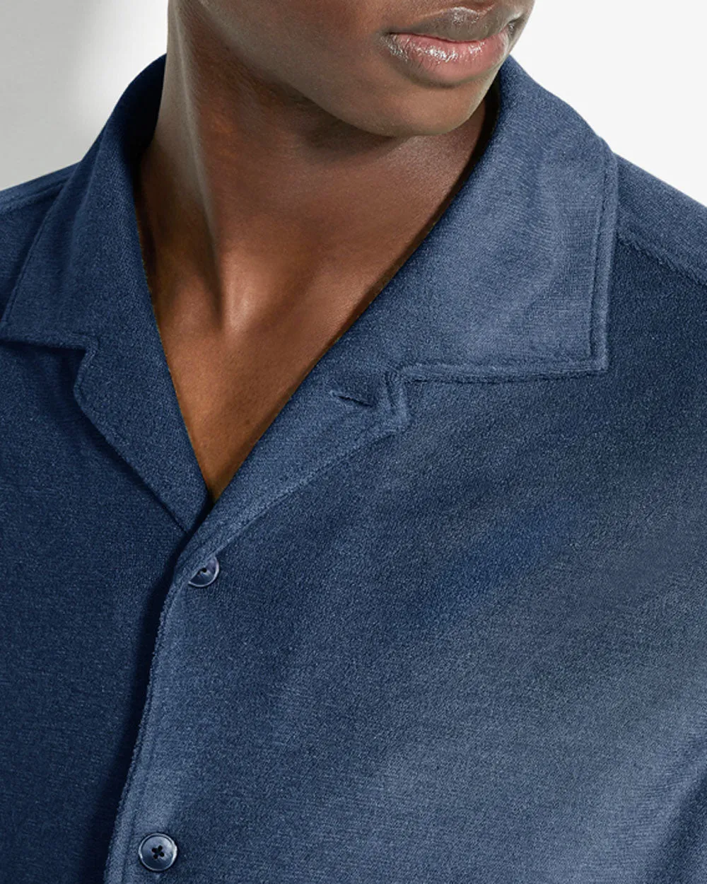 Navy Blue Sponge Shirt