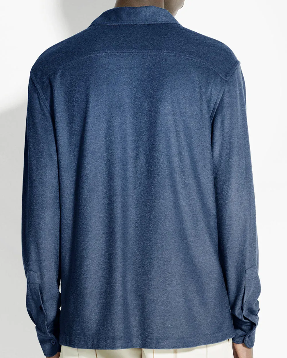 Navy Blue Sponge Shirt