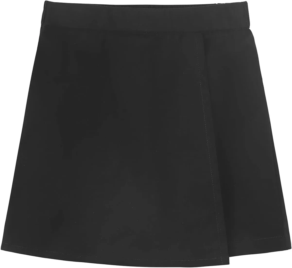 Noomelfish Girls Wrap Skort Cute School Uniform Skirt Shorts (5-12 Years)