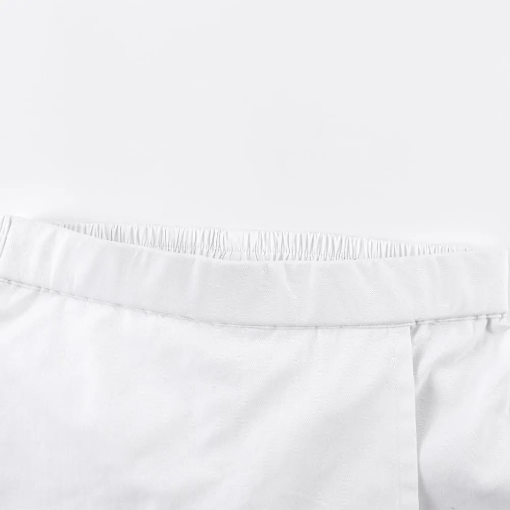 Noomelfish Girls Wrap Skort Cute School Uniform Skirt Shorts (5-12 Years)