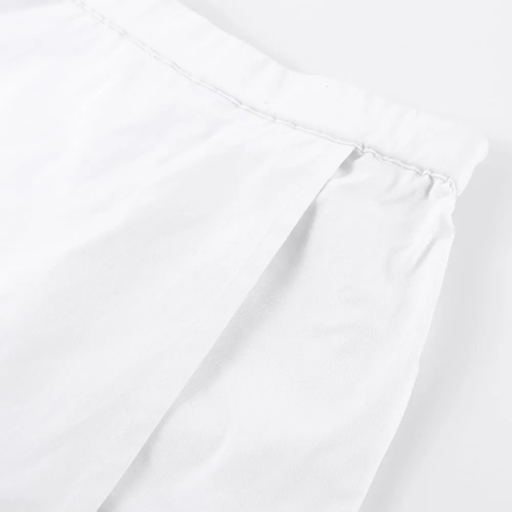 Noomelfish Girls Wrap Skort Cute School Uniform Skirt Shorts (5-12 Years)