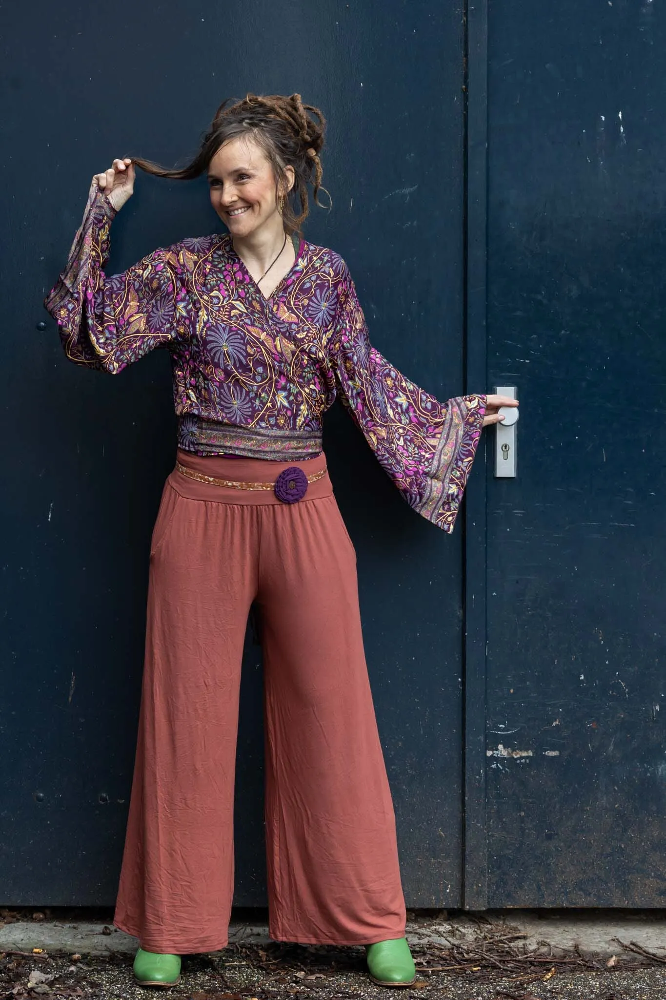 Nova pants- Tantilly's new all-year pants- autumn orange