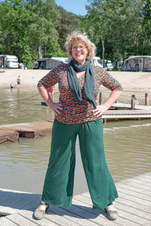 Nova pants- Tantilly's new all-year pants- beautiful green