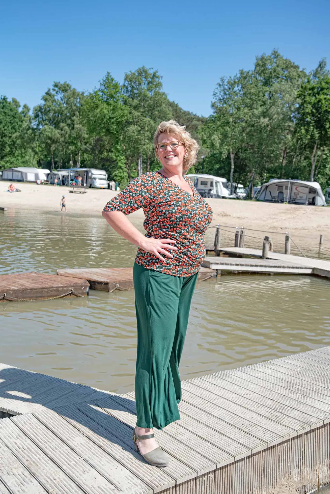 Nova pants- Tantilly's new all-year pants- beautiful green
