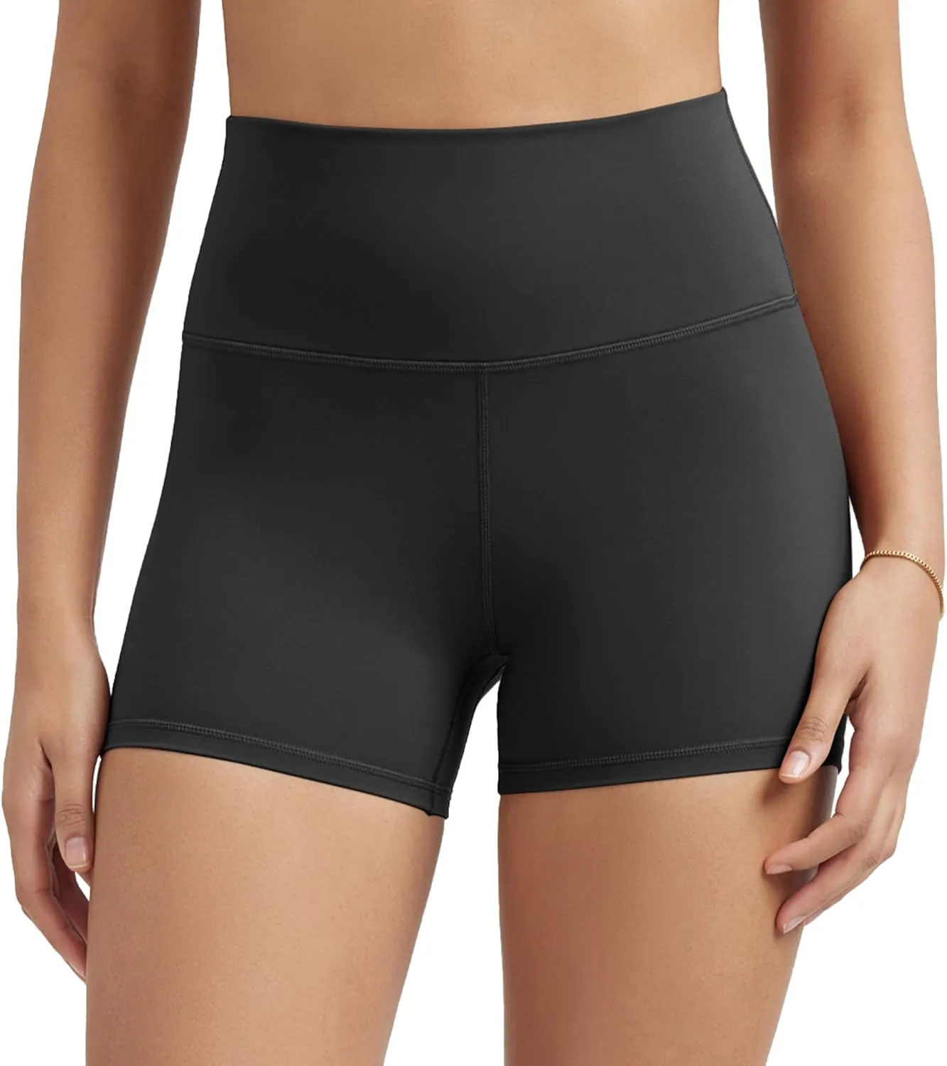 ODODOS ODLIFT Compression Shorts for Women, 4" / 6" / 8" / 10" High Waist Workout Biker Shorts with Inner Pocket