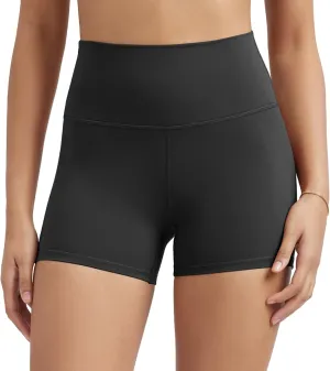 ODODOS ODLIFT Compression Shorts for Women, 4" / 6" / 8" / 10" High Waist Workout Biker Shorts with Inner Pocket